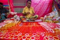 Colorful handmade ornaments, in a Bangla Pohela Baishakh fair.